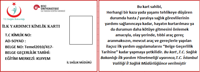 İlk Yardım Nedir?